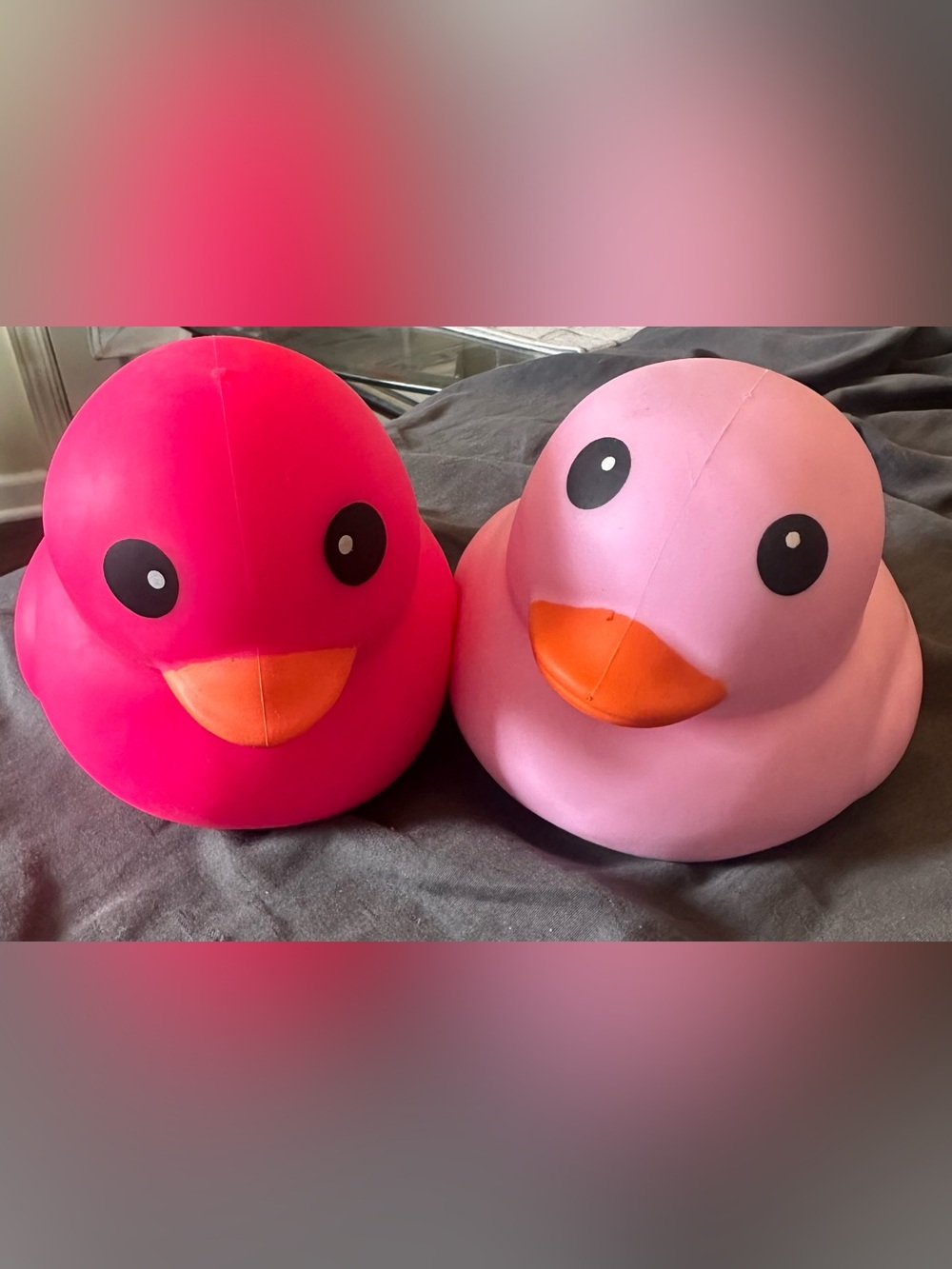 Pink Jumbo Duck Squish bundle